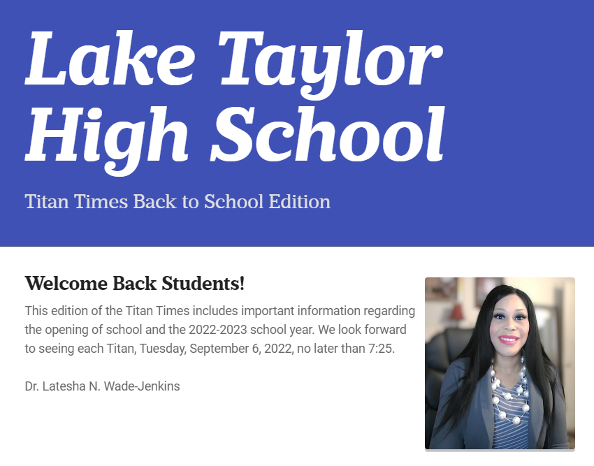  Back to School Edition Titan Times